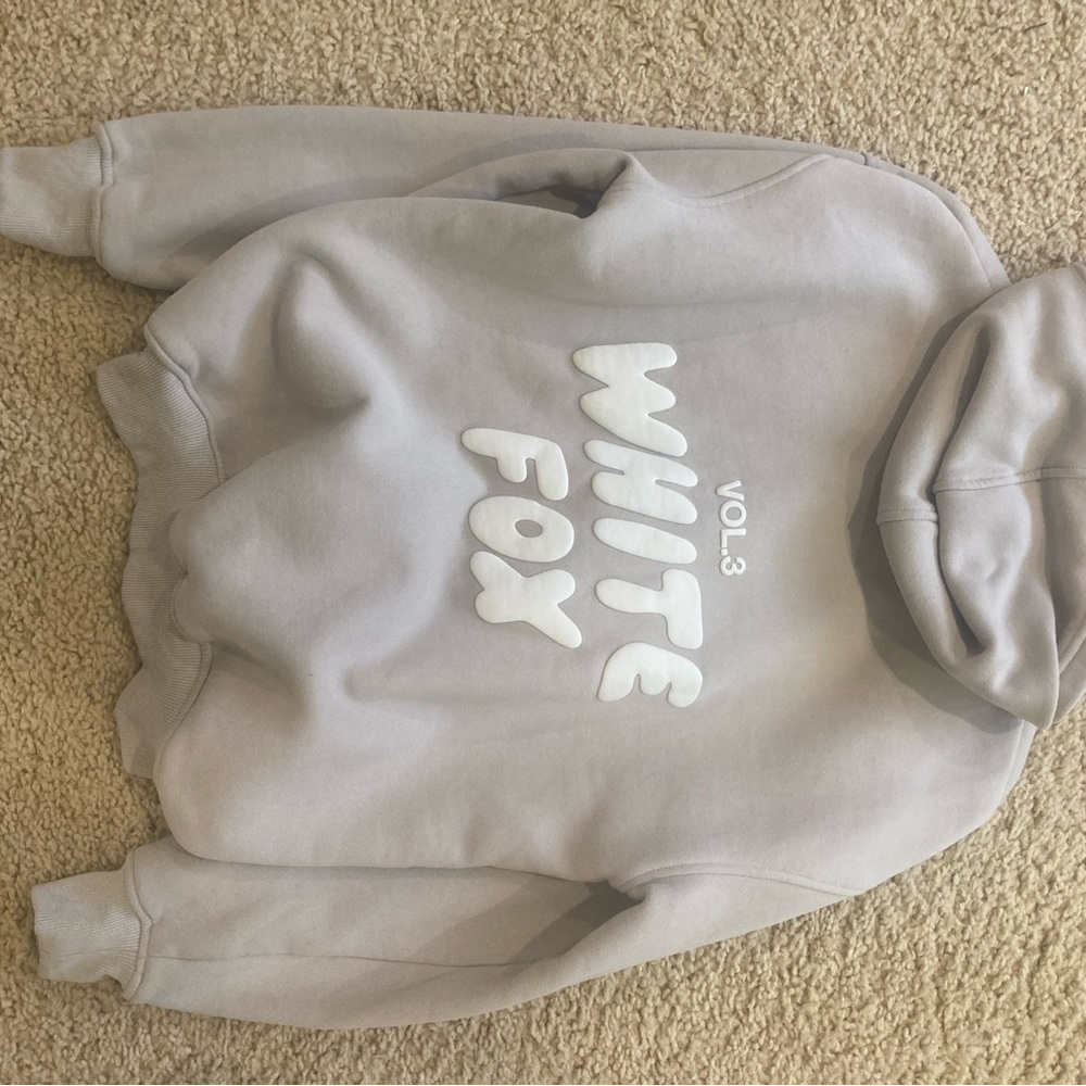 White Fox Boutique Gray Hoodie
